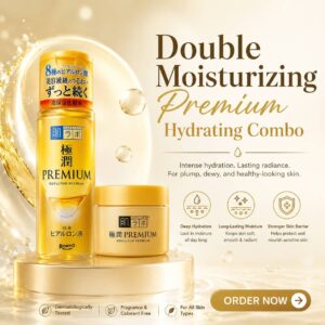 Hada Labo Gokujyun Premium Hydrating Combo (Gold)